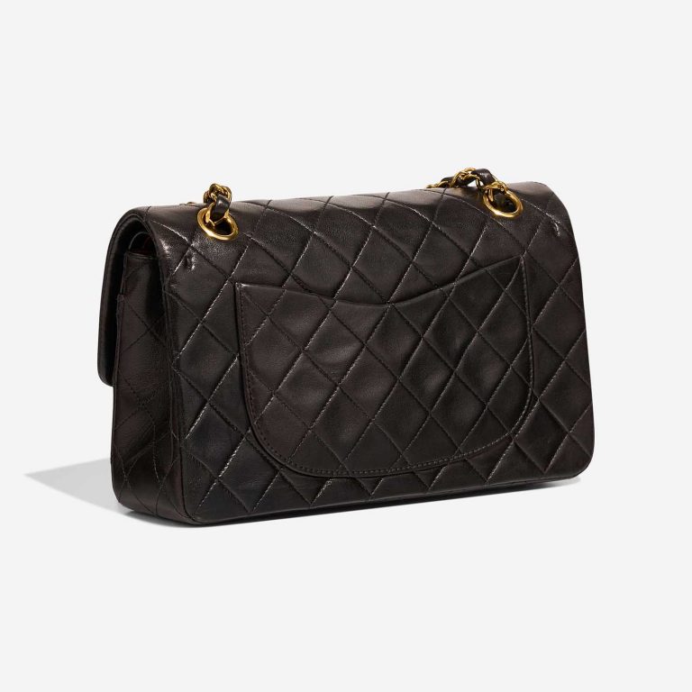 Chanel Timeless Small DarkBrown Side Back | Sell your designer bag on Saclab.com