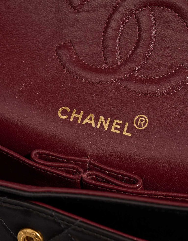 Chanel Timeless Small DarkBrown Logo  | Sell your designer bag on Saclab.com