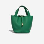 Hermès Picotin 22 Taurillon Clémence Vert Jade Front | Sell your designer bag