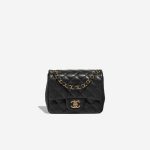 Chanel Timeless Mini Square Lamb Black Front | Sell your designer bag