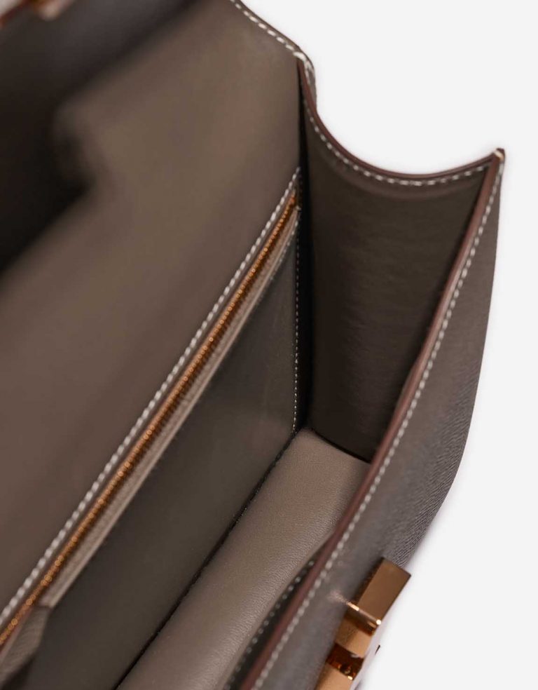 Hermès Constance 24 Etoupe Inside  | Sell your designer bag on Saclab.com