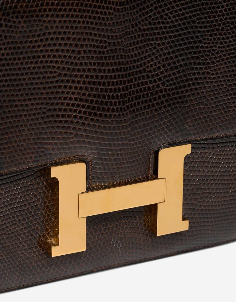 Hermès Constance 24 Salvator Lizard Marron Closing System | Sell your designer bag