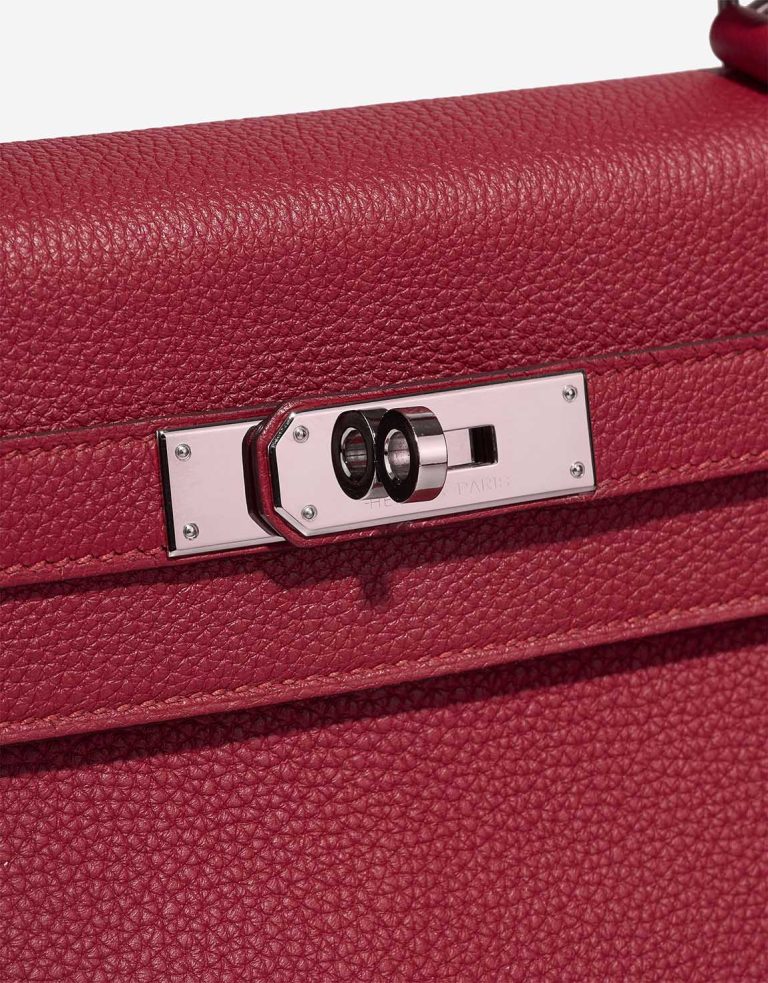 Hermès Kelly HSS 28 Togo Rouge Grenat Closing System | Sell your designer bag