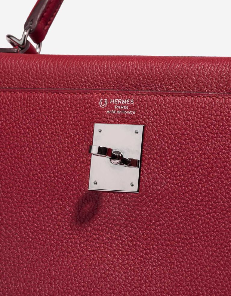 Hermès Kelly HSS 28 Togo Rouge Grenat Logo | Sell your designer bag