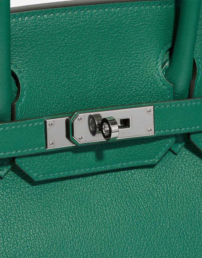 Hermès Birkin 30 Taurillon Clémence Vert Vertigo Closing System | Sell your designer bag