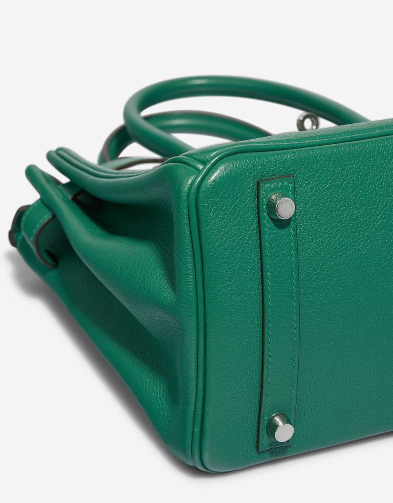 Hermès Birkin 30 Taurillon Clémence Vert Vertigo Signs of wear | Sell your designer bag