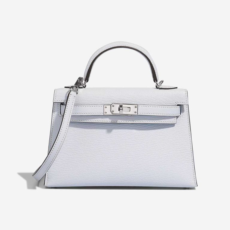 Hermès Kelly Mini Epsom Bleu Brume Front | Sell your designer bag