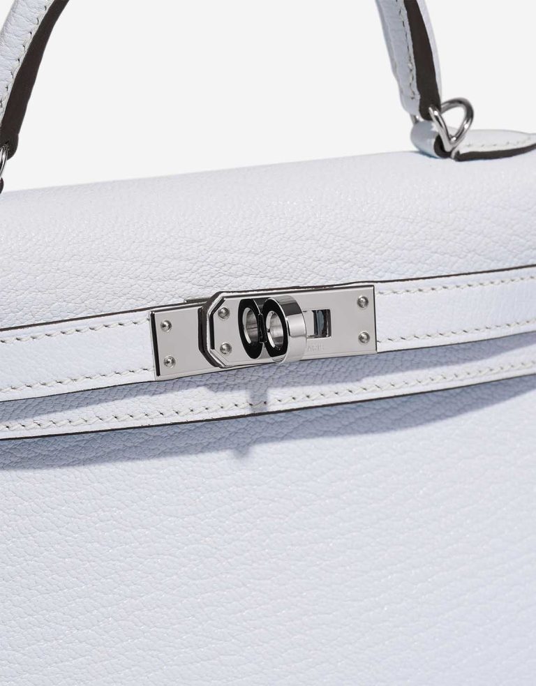 Hermès Kelly Mini Epsom Bleu Brume Closing System | Sell your designer bag