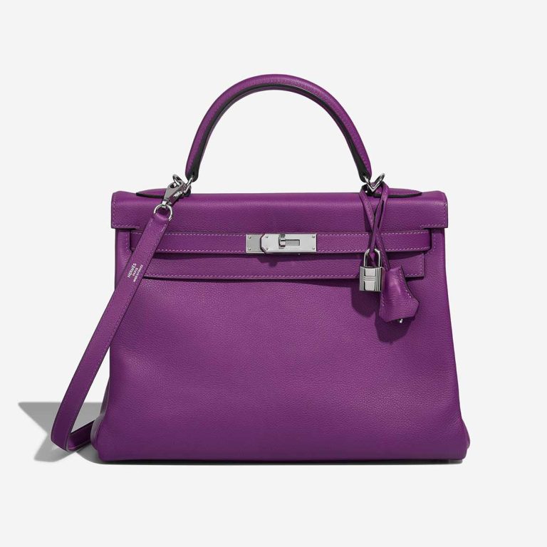 Hermès Kelly 32 Evercolor Anémone Front | Sell your designer bag