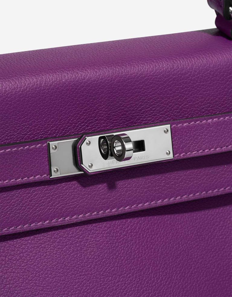 Hermès Kelly 32 Evercolor Anémone Closing System | Sell your designer bag