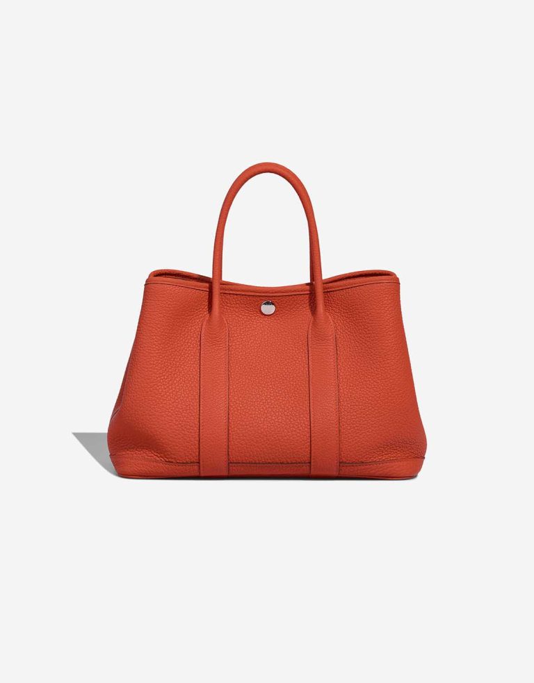 Hermès Garden Party 30 Veau Négonda Capucine Front | Sell your designer bag