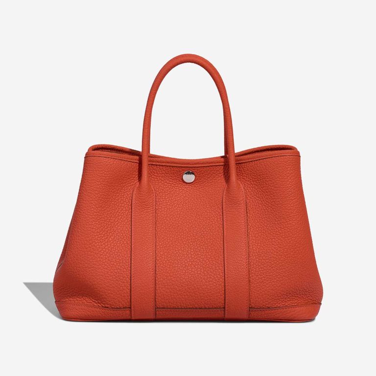 Hermès Garden Party 30 Veau Négonda Capucine Front | Sell your designer bag