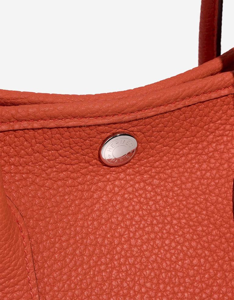 Hermès Garden Party 30 Veau Négonda Capucine Closing System | Vendre son sac de créateur