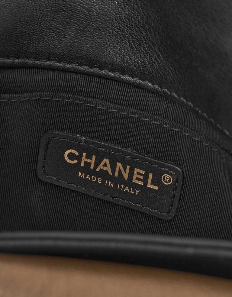 Chanel Timeless Mini Square Lamb Black / Gold Logo | Sell your designer bag