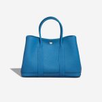 Hermès Garden Party 30 Veau Négonda Bleu Zanzibar  Front | Sell your designer bag