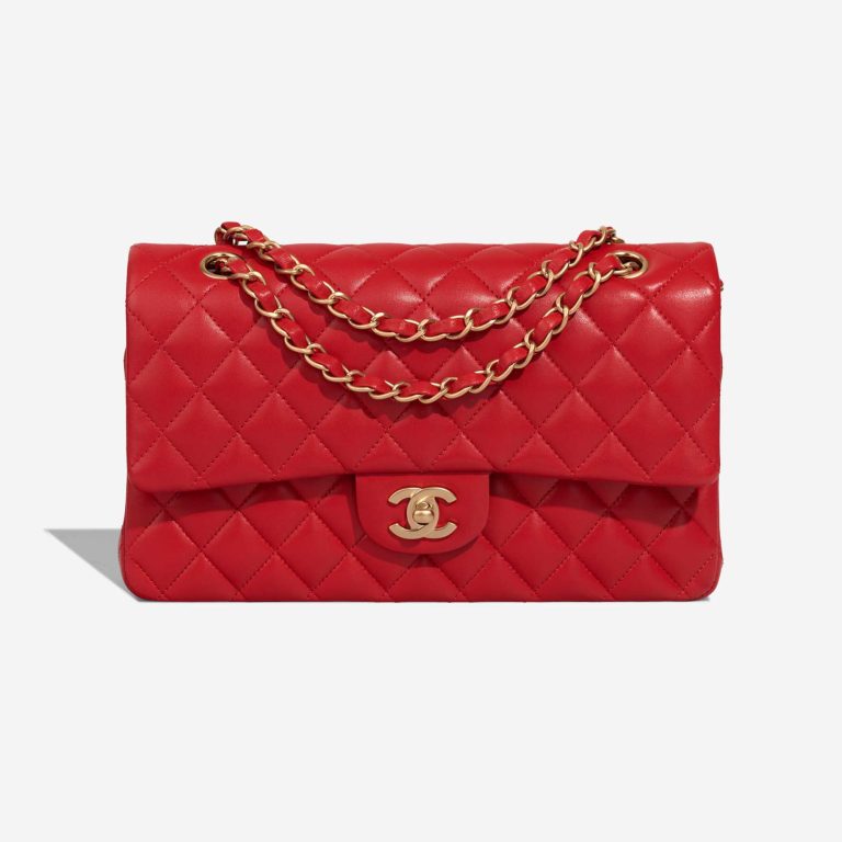 Chanel Timeless Medium Lamb Red Front | Sell your designer bag