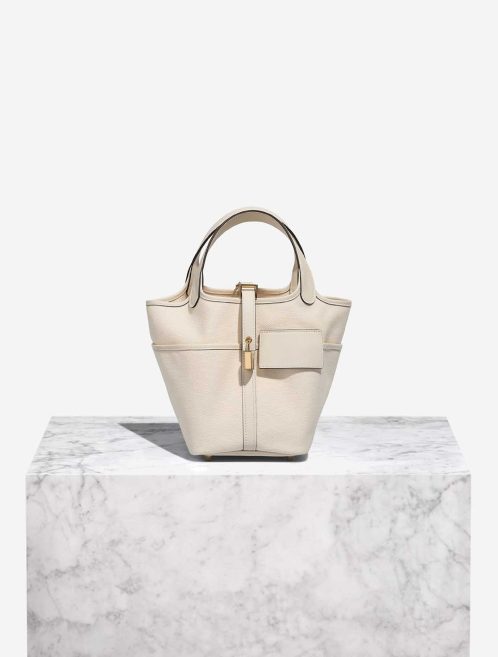 Hermès Picotin Cargo 18 Toile Goeland / Swift Nata Front | Sell your designer bag