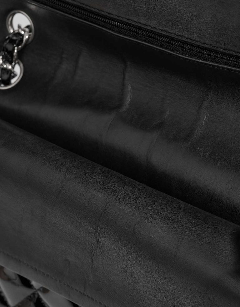 Chanel Timeless Medium Patent Black Signs of wear | Sell your designer bag