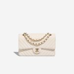 Chanel Timeless Medium Lamb Off White Front | Sell your designer bag
