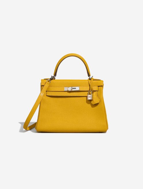 Hermès Kelly 28 Togo Jaune Ambre Front | Sell your designer bag