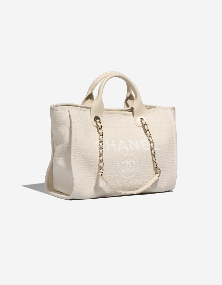 Chanel Deauville Small Canvas Cream | Sell your designer bag