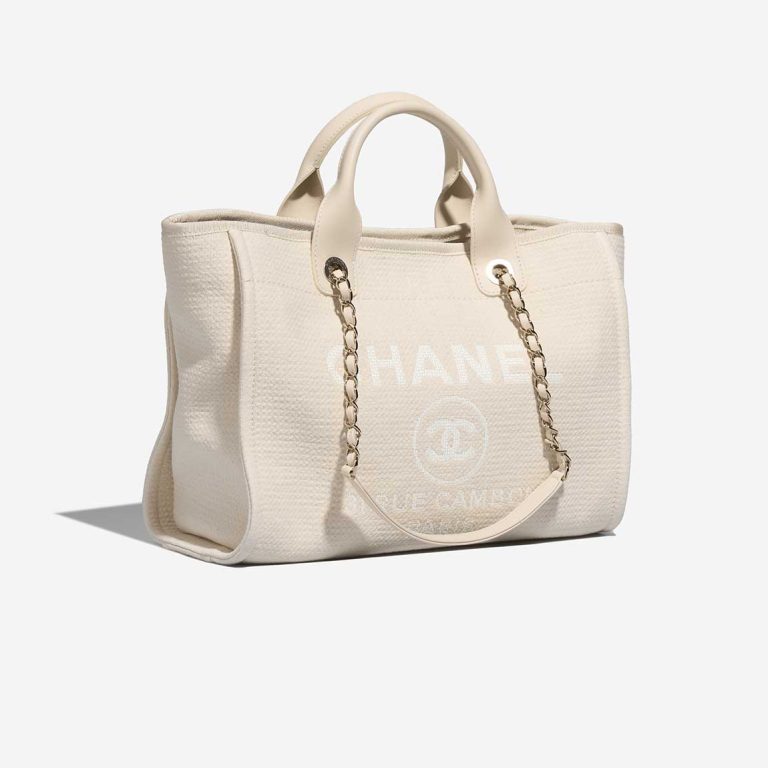Chanel Deauville Small Canvas Cream | Sell your designer bag