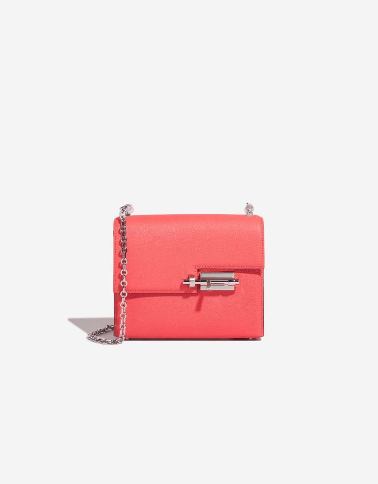 Hermès Verrou Chaîne Mini Chèvre Mysore Rose Texas Front | Sell your designer bag