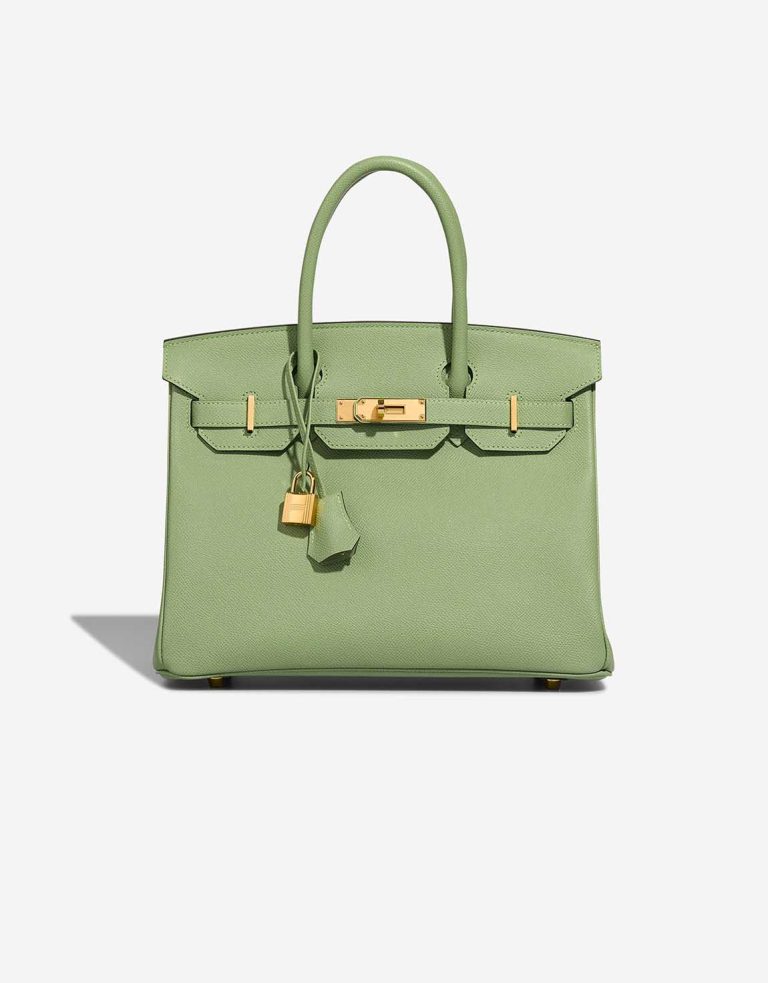 Hermès Birkin 30 Epsom Vert Criquet Front | Sell your designer bag