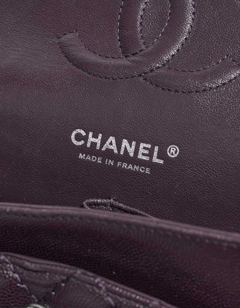 Chanel Timeless Medium Caviar Purple Logo | Sell your designer bag
