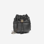 Chanel Bucket Bag Small Python / Lamb Metallic Grey Front | Sell your designer bag