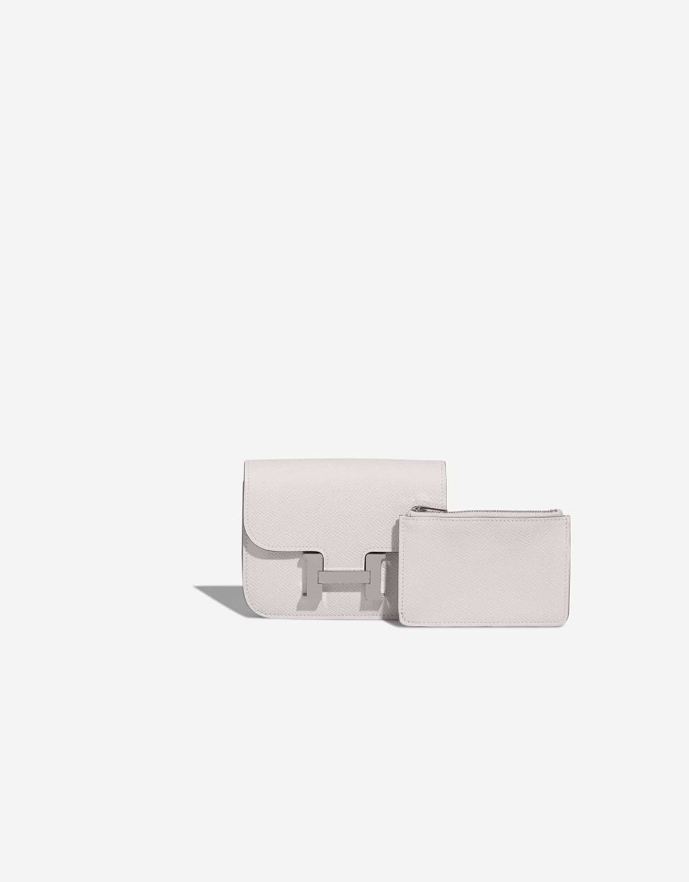 Hermès Constance Slim Wallet Epsom Gris Pâle Front | Sell your designer bag