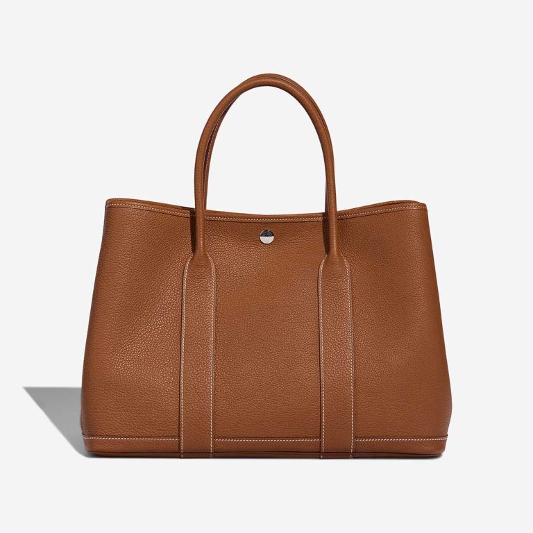 Hermès Garden Party 36 Veau Négonda Gold Front | Sell your designer bag