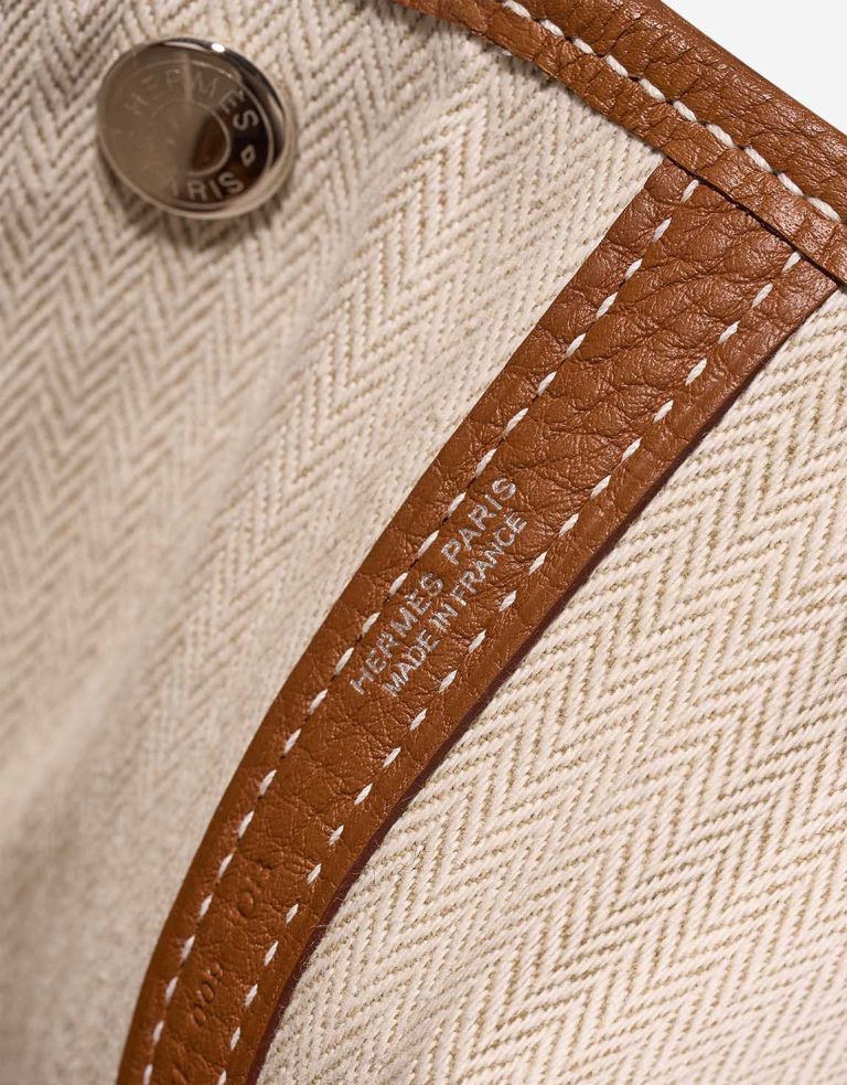 Hermès Garden Party 36 Veau Négonda Gold Logo | Sell your designer bag