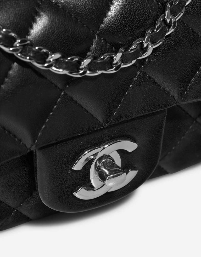 Chanel Timeless Extra Mini Lamb Black Closing System | Sell your designer bag