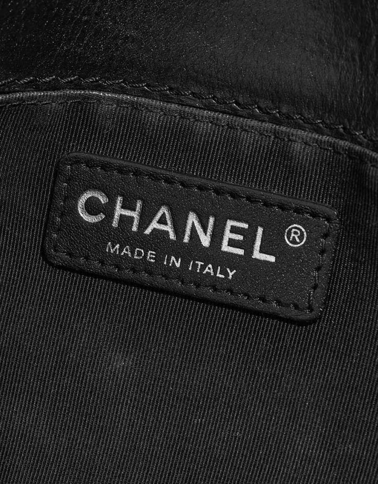 Chanel Boy Old Medium Calf Black Logo | Sell your designer bag
