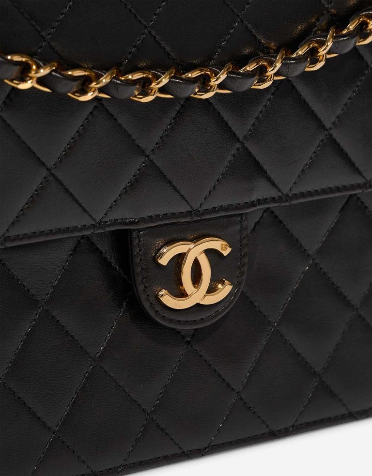 Chanel Flap Bag New Small Lamb Black Closing System | Sell your designer bag