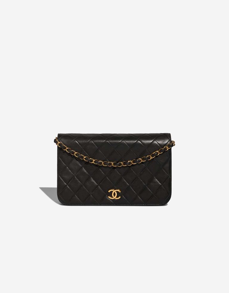 Chanel Timeless Medium Lamb Black Front | Sell your designer bag