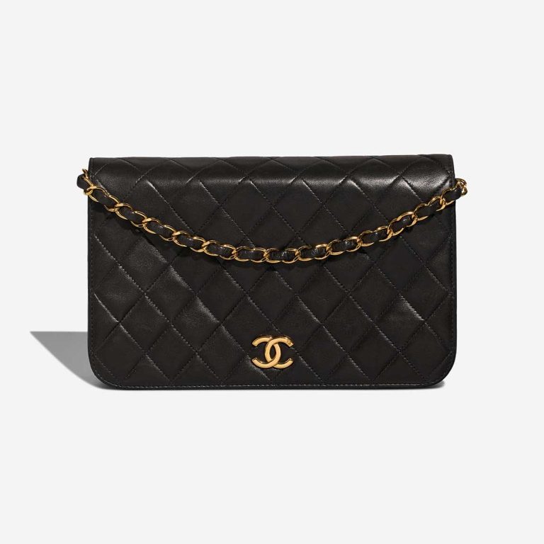 Chanel Timeless Medium Lamb Black Front | Sell your designer bag