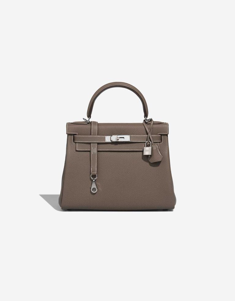 Hermès Kelly 28 Epsom Étoupe Front | Sell your designer bag