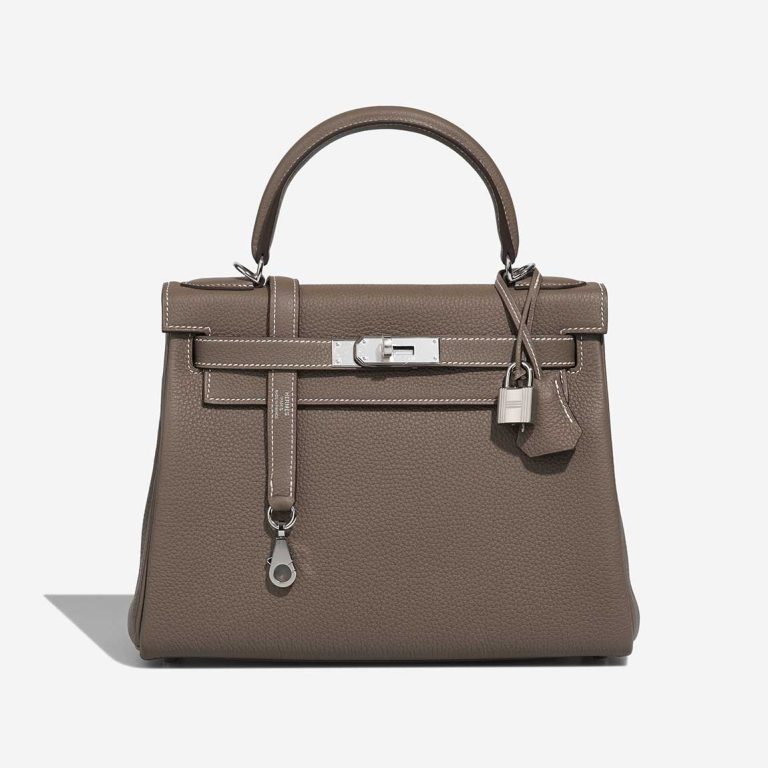 Hermès Kelly 28 Epsom Étoupe Front | Sell your designer bag