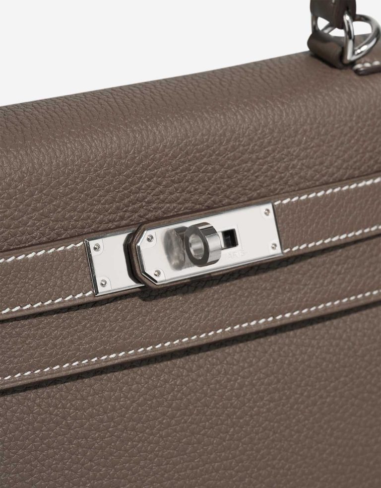 Hermès Kelly 28 Epsom Étoupe Closing System | Sell your designer bag
