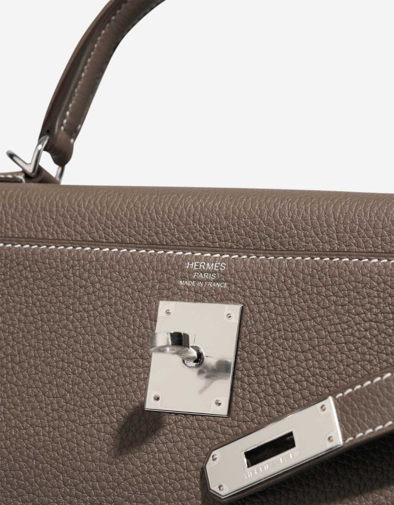 Hermès Kelly 28 Epsom Étoupe Logo | Sell your designer bag