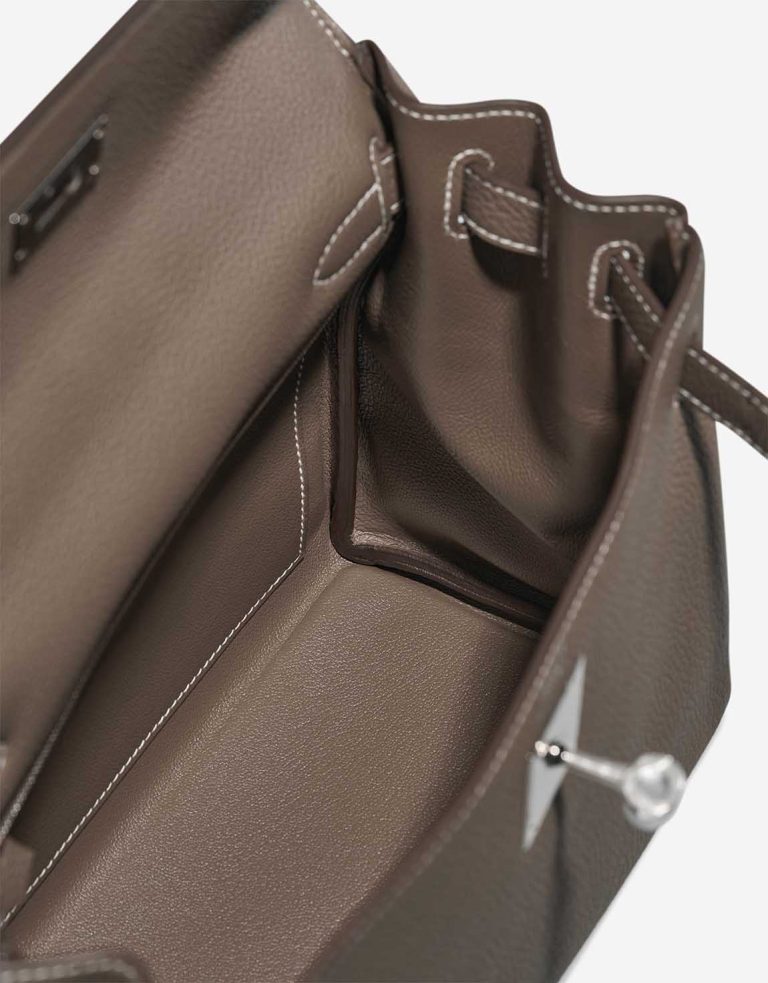 Hermès Kelly 28 Epsom Étoupe Inside | Sell your designer bag