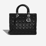 Dior Lady Large Lamb Black Front | Sell your designer bag