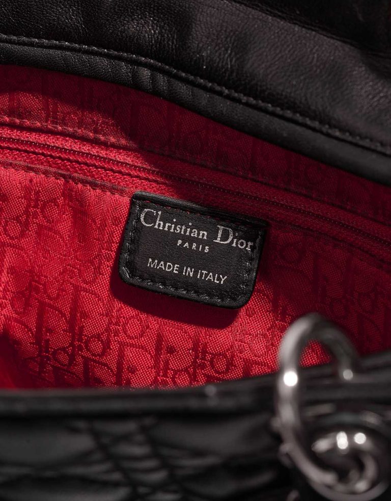 Dior Lady Large Lamb Black Logo | Sell your designer bag