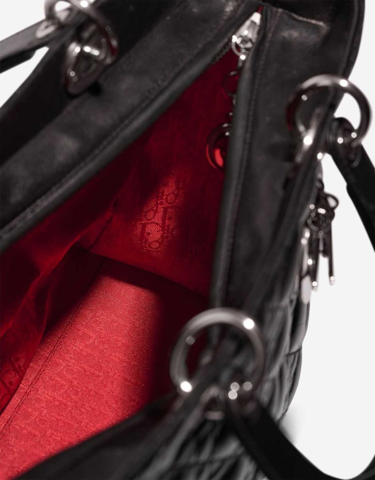 Dior Lady Large Lamb Black Inside | Sell your designer bag