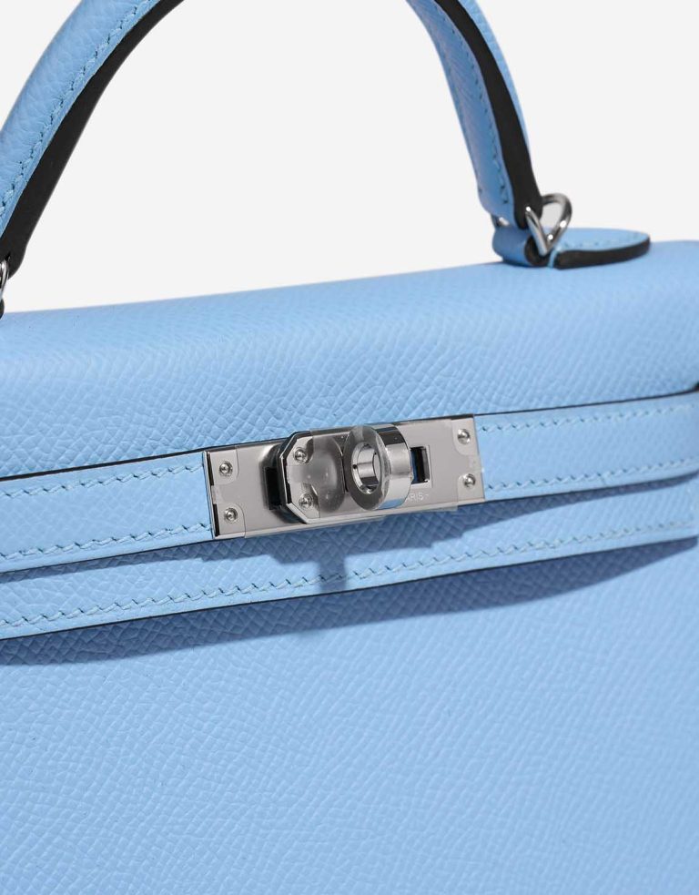 Hermès Kelly Mini Epsom Céleste Closing System | Sell your designer bag