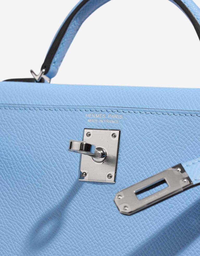 Hermès Kelly Mini Epsom Céleste Logo | Sell your designer bag