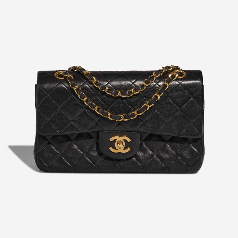 Chanel Timeless Small Lamb Black Front | Sell your designer bag