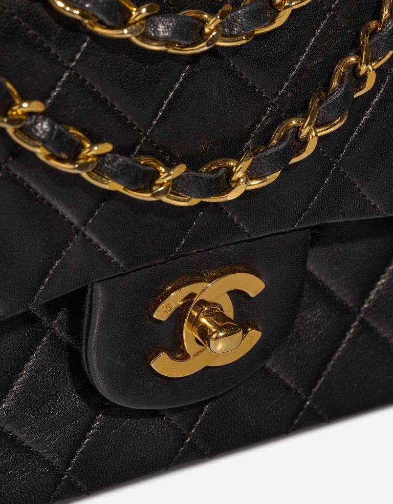 Chanel Timeless Small Lamb Black Closing System | Sell your designer bag